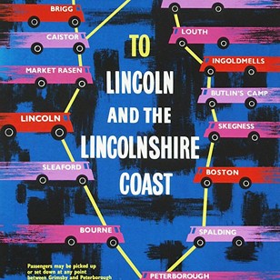 1960'S Lincolnshire Bus Travel Poster